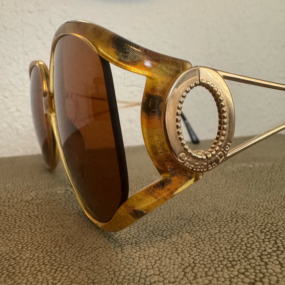 Vintage Christian Dior Oversized Sunglasses 90’s Deadstock